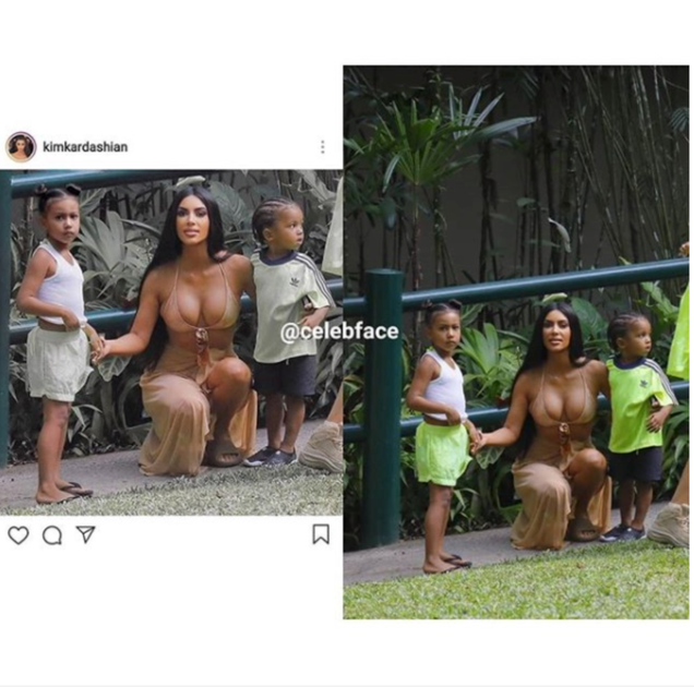 Illustration for article titled Why Are Kim Zolciak and Kim Kardashian Posting Photoshopped Pics of Their Daughters?
